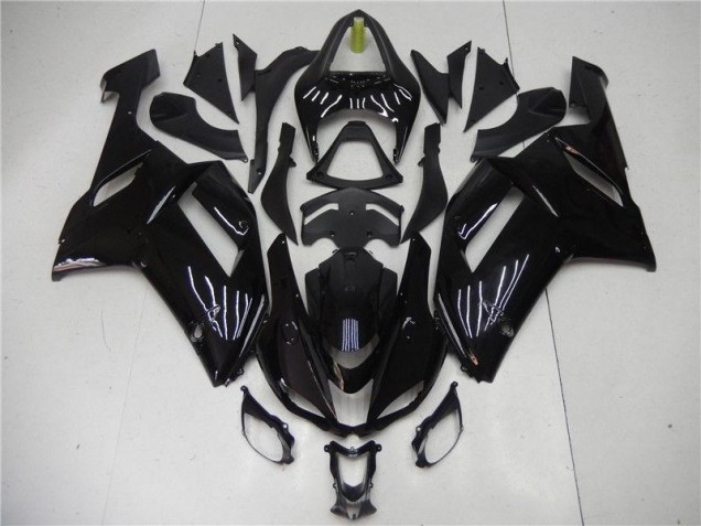 Carénages ZX6R 07-08 - Noir Brillant