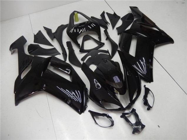 Carénages ZX6R 07-08 - Noir Brillant