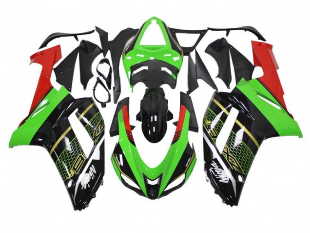 Carénages ZX6R 07-08 - Vert Noir Carénages ZX6R 07-08 - Vert Noir