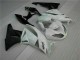 Carénages ZX6R 09-12 - Blanc Noir Carénages ZX6R 09-12 - Blanc Noir