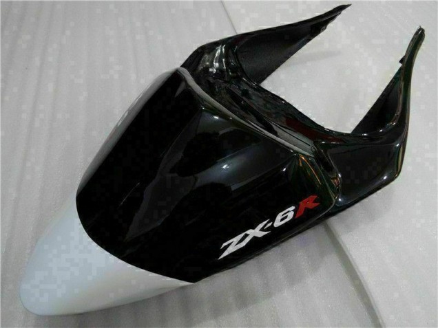 Carénages ZX6R 09-12 - Noir Blanc 3M Touch4 Carénages ZX6R 09-12 - Noir Blanc 3M Touch4