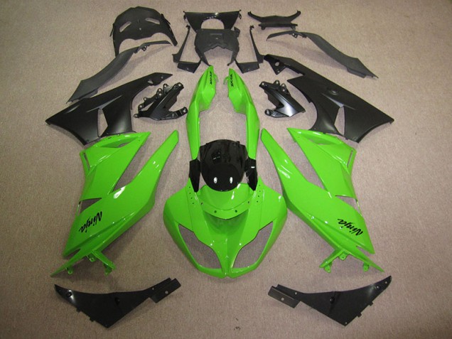 Carénages ZX6R 09-12 - Noir Vert