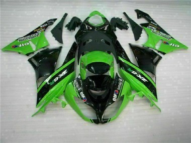 Carénages ZX6R 09-12 - Vert Noir