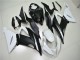 Carénages ZX6R 13-18 - Blanc Noir Carénages ZX6R 13-18 - Blanc Noir