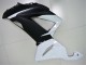 Carénages ZX6R 13-18 - Blanc Noir Carénages ZX6R 13-18 - Blanc Noir