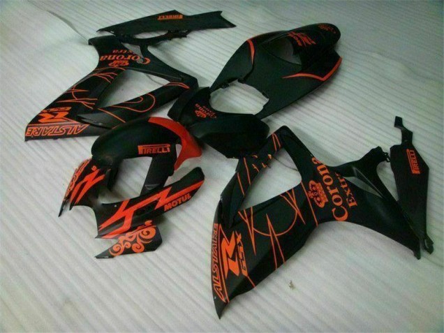 Carénages de Rechange GSXR 600 / 750 K6 06-07 - Noir Carénages de Rechange GSXR 600 / 750 K6 06-07 - Noir
