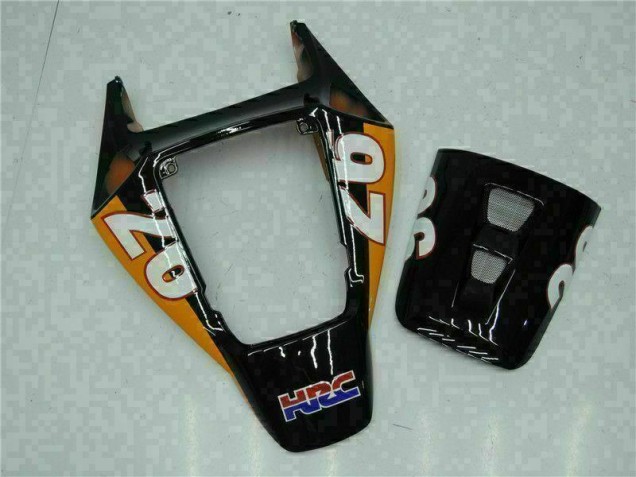 Carrosserie CBR 1000 RR 04-05 - Orange Noir Repsol