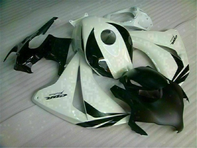 Carrosserie CBR 1000 RR 08-11 - Blanc Noir Carrosserie CBR 1000 RR 08-11 - Blanc Noir