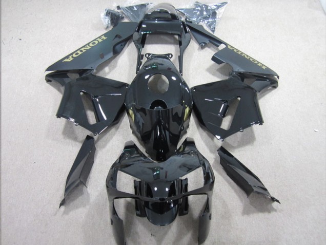 Carrosserie CBR 600 RR 03-04 - Noir Or Décalque Carrosserie CBR 600 RR 03-04 - Noir Or Décalque