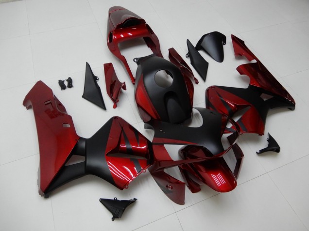Carrosserie CBR 600 RR 03-04 - Rouge Noir Carrosserie CBR 600 RR 03-04 - Rouge Noir