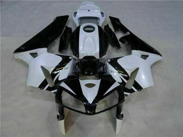 Carrosserie CBR 600 RR 05-06 - Blanc Noir Carrosserie CBR 600 RR 05-06 - Blanc Noir