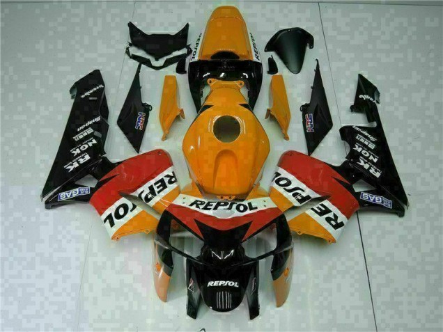 Carrosserie CBR 600 RR 05-06 - Orange Noir Repsol Carrosserie CBR 600 RR 05-06 - Orange Noir Repsol