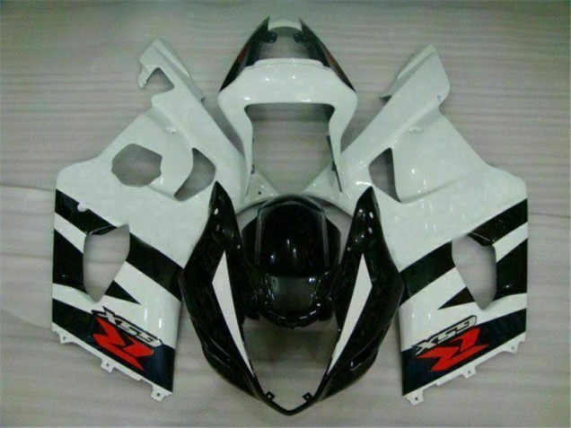 Carrosserie GSXR 1000 K3 03-04 - Blanc Noir Carrosserie GSXR 1000 K3 03-04 - Blanc Noir