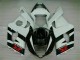 Carrosserie GSXR 1000 K3 03-04 - Blanc Noir Carrosserie GSXR 1000 K3 03-04 - Blanc Noir
