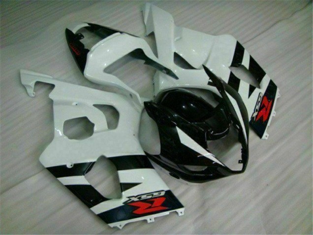 Carrosserie GSXR 1000 K3 03-04 - Blanc Noir Carrosserie GSXR 1000 K3 03-04 - Blanc Noir