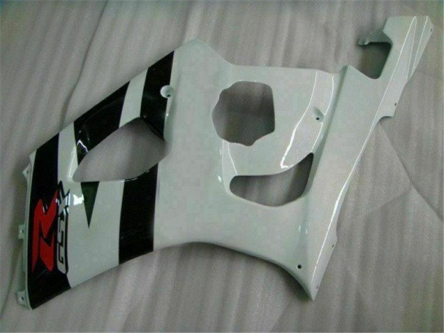 Carrosserie GSXR 1000 K3 03-04 - Blanc Noir Carrosserie GSXR 1000 K3 03-04 - Blanc Noir