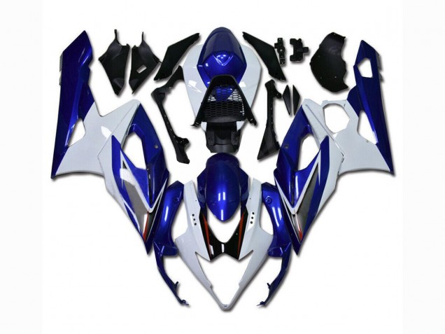 Carrosserie GSXR 1000 K5 05-06 - Blanc Bleu Carrosserie GSXR 1000 K5 05-06 - Blanc Bleu