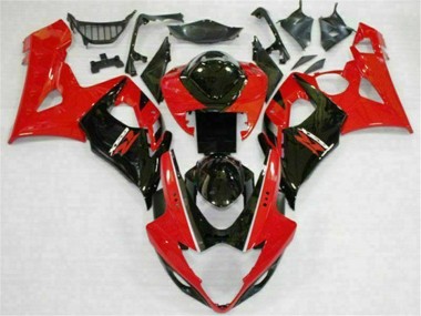Carrosserie GSXR 1000 K5 05-06 - Rouge Noir