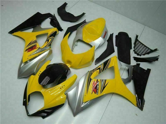 Carrosserie GSXR 1000 K7 07-08 - Jaune Carrosserie GSXR 1000 K7 07-08 - Jaune