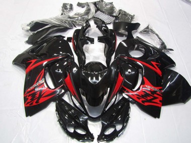 Carrosserie GSXR 1300 Hayabusa 08-19 - Noir Rouge