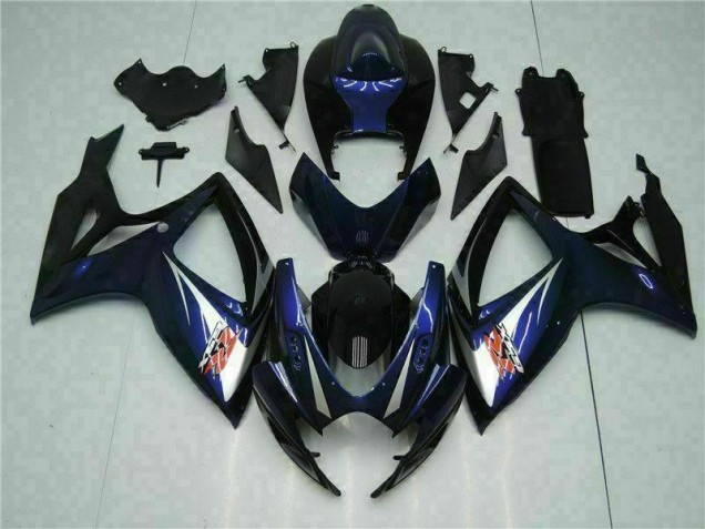 Carrosserie GSXR 600 / 750 K6 06-07 - Noir Bleu