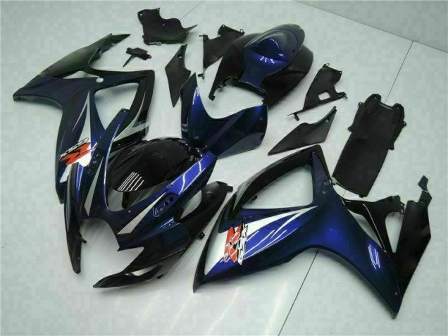 Carrosserie GSXR 600 / 750 K6 06-07 - Noir Bleu