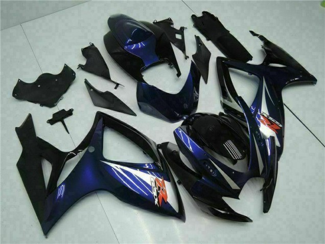 Carrosserie GSXR 600 / 750 K6 06-07 - Noir Bleu