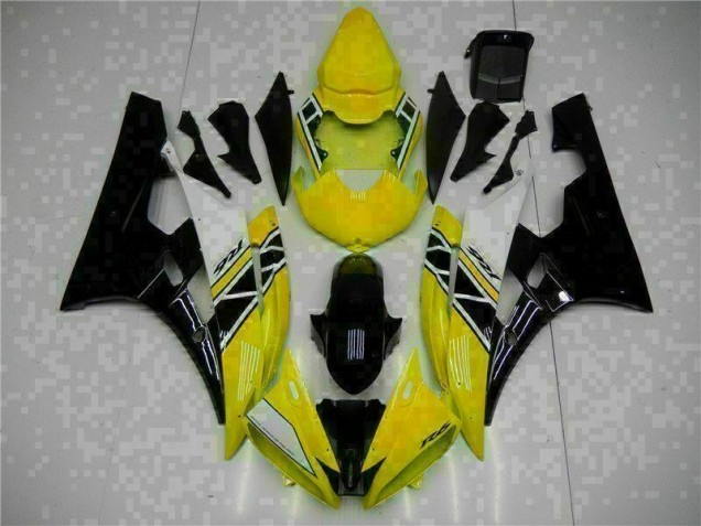 Carrosserie R6 06-07 - Jaune Noir Carrosserie R6 06-07 - Jaune Noir