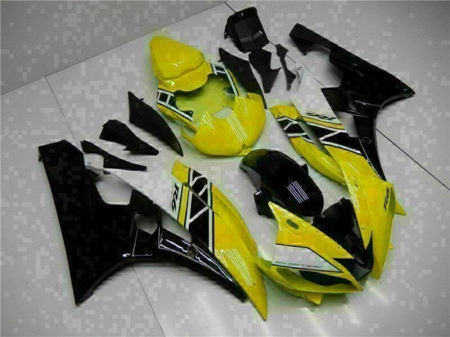 Carrosserie R6 06-07 - Jaune Noir Carrosserie R6 06-07 - Jaune Noir