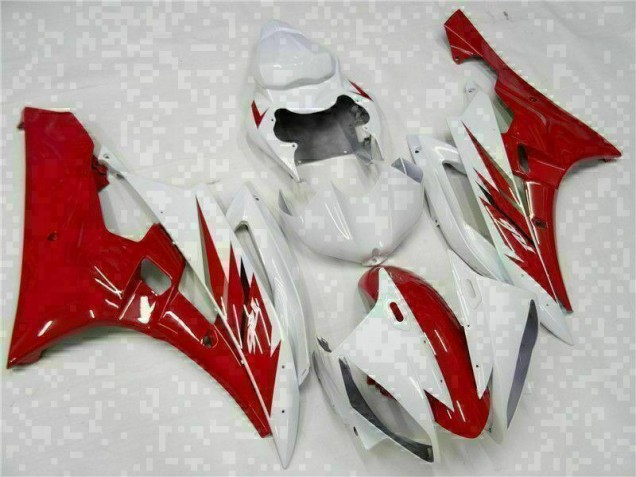 Carrosserie R6 06-07 - Rouge Blanc Carrosserie R6 06-07 - Rouge Blanc