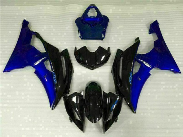 Carrosserie R6 08-16 - Bleu Noir