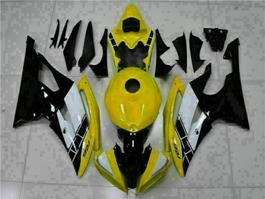 Carrosserie R6 08-16 - Jaune Noir