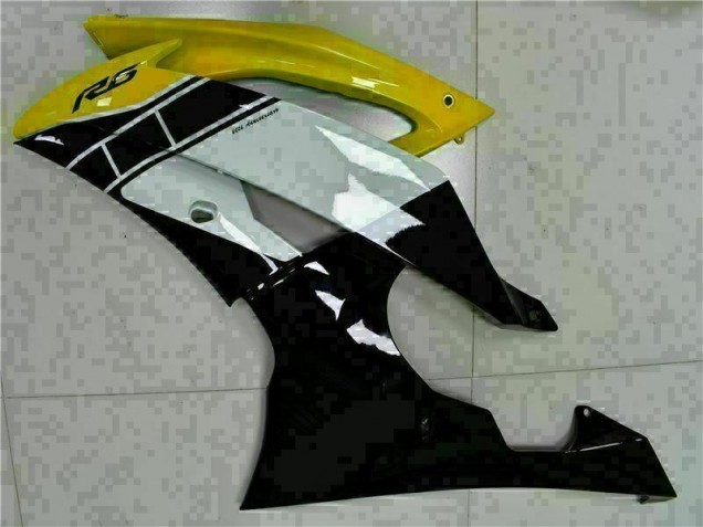 Carrosserie R6 08-16 - Jaune Noir Carrosserie R6 08-16 - Jaune Noir