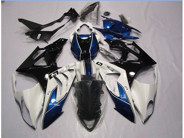 Carrosserie S1000RR 09-14 - Blanc Bleu Carrosserie S1000RR 09-14 - Blanc Bleu