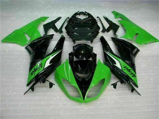 Carrosserie ZX6R 09-12 - Noir Vert Carrosserie ZX6R 09-12 - Noir Vert