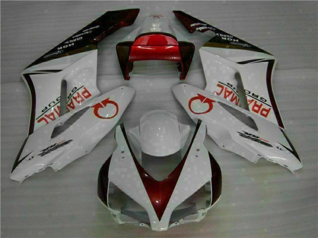 Kit Carénages CBR 1000 RR 04-05 - Blanc Rouge Kit Carénages CBR 1000 RR 04-05 - Blanc Rouge