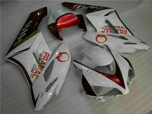 Kit Carénages CBR 1000 RR 04-05 - Blanc Rouge Kit Carénages CBR 1000 RR 04-05 - Blanc Rouge