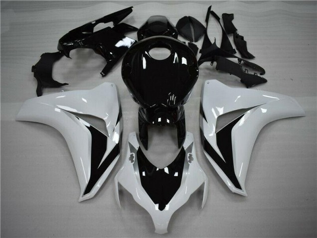 Kit Carénages CBR 1000 RR 08-11 - Blanc Noir Kit Carénages CBR 1000 RR 08-11 - Blanc Noir