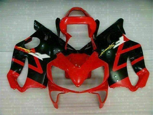 Kit Carénages CBR 600 F4i 01-03 - Rouge Noir Kit Carénages CBR 600 F4i 01-03 - Rouge Noir
