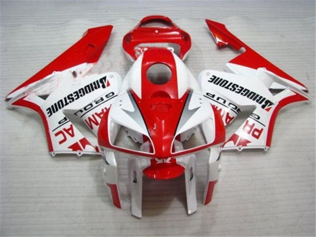 Kit Carénages CBR 600 RR 05-06 - Rouge Blanc Kit Carénages CBR 600 RR 05-06 - Rouge Blanc