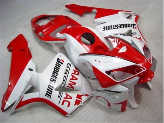 Kit Carénages CBR 600 RR 05-06 - Rouge Blanc Kit Carénages CBR 600 RR 05-06 - Rouge Blanc