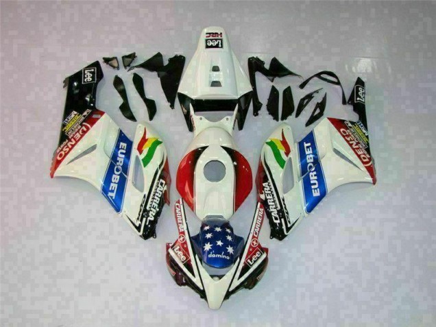 Kit Carénages Complet CBR 1000 RR 04-05 - Blanc Rouge Kit Carénages Complet CBR 1000 RR 04-05 - Blanc Rouge
