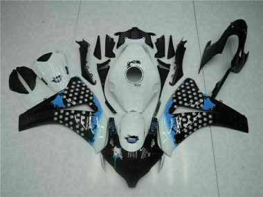 Kit Carénages Complet CBR 1000 RR 08-11 - Blanc Noir