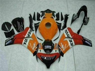 Kit Carénages Complet CBR 1000 RR 08-11 - Orange Repsol