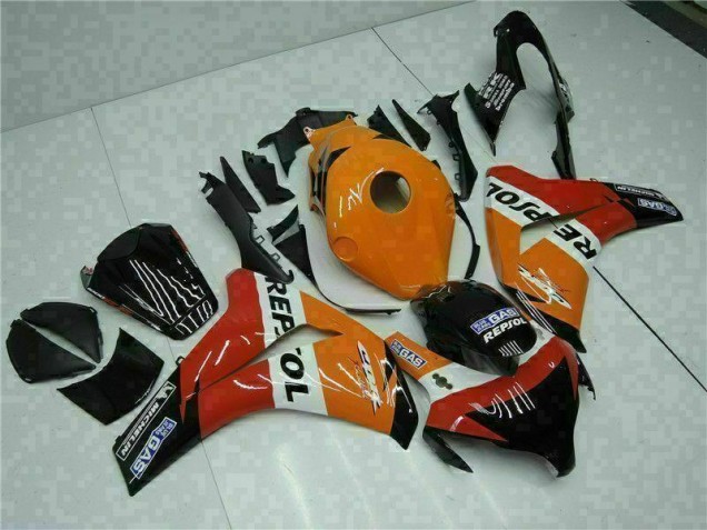 Kit Carénages Complet CBR 1000 RR 08-11 - Orange Repsol Kit Carénages Complet CBR 1000 RR 08-11 - Orange Repsol