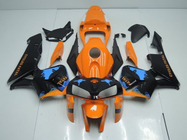 Kit Carénages Complet CBR 600 RR 05-06 - Orange Noir