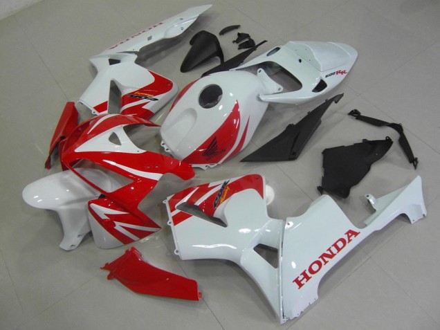 Kit Carénages Complet CBR 600 RR 05-06 - Rouge Blanc Kit Carénages Complet CBR 600 RR 05-06 - Rouge Blanc