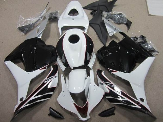 Kit Carénages Complet CBR 600 RR 09-12 - Noir Blanc Kit Carénages Complet CBR 600 RR 09-12 - Noir Blanc