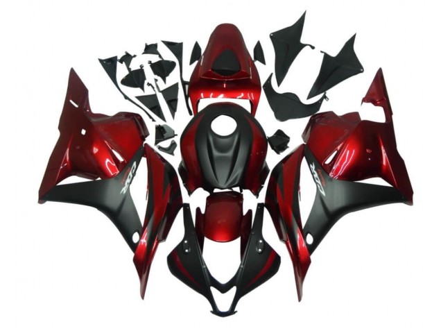 Kit Carénages Complet CBR 600 RR 09-12 - Rouge Noir Kit Carénages Complet CBR 600 RR 09-12 - Rouge Noir
