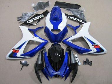 Kit Carénages Complet GSXR 600 K6 06-07 - Bleu Blanc